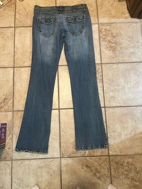 Bubblegum Women's Medium Blue Flare Jeans Vintage Y2K